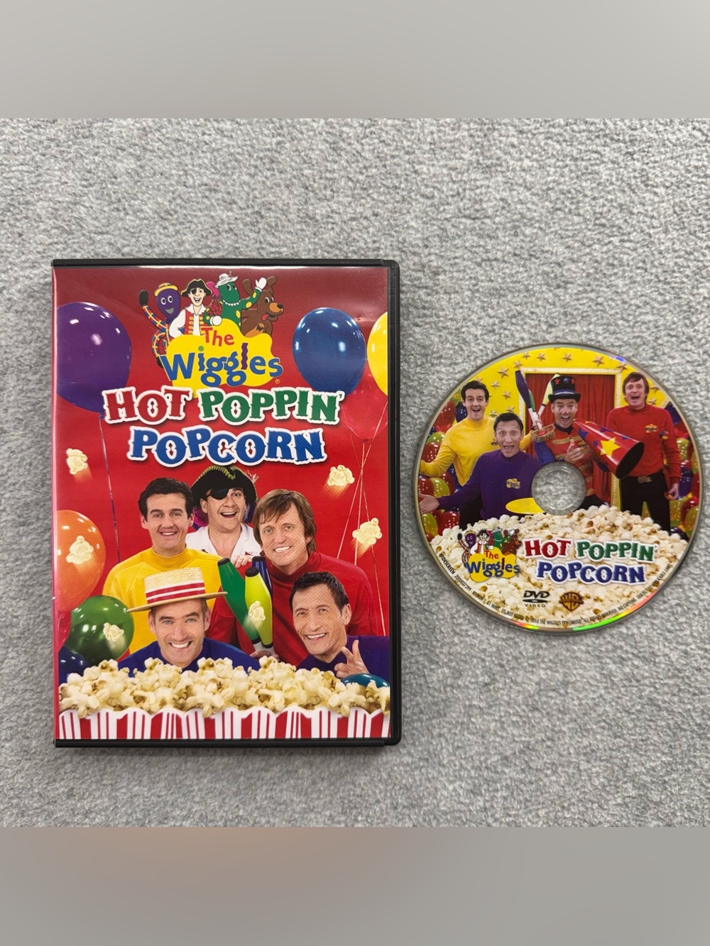 The Wiggles Hot Poppin Popcorn DVD Childrens Show 2010 Kids Sing Along Dance